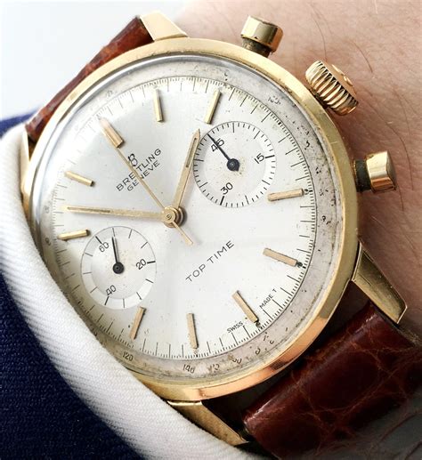 breitling ancienne|vintage breitling top time.